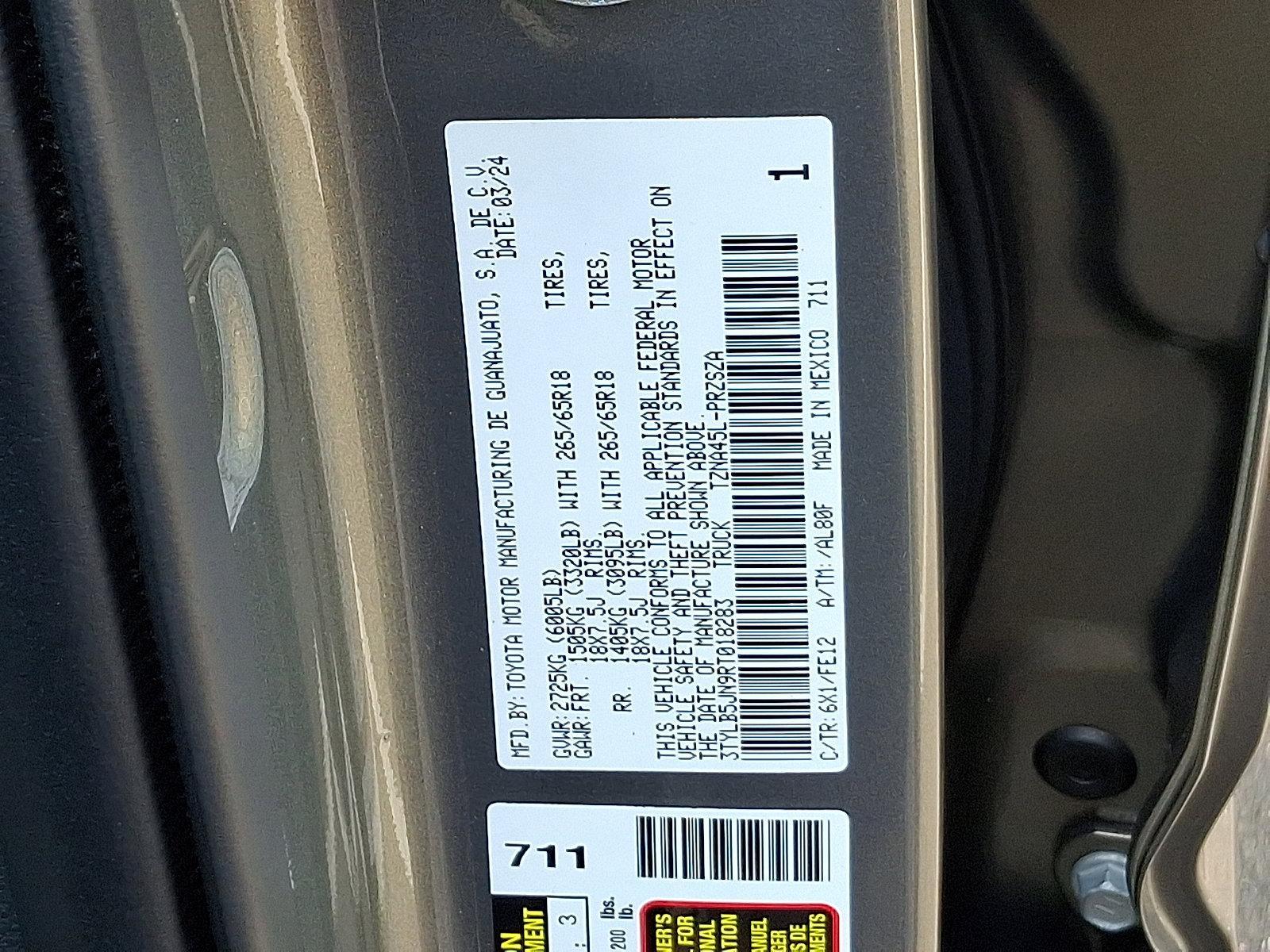 2024 Toyota Tacoma 4WD Vehicle Photo in Trevose, PA 19053