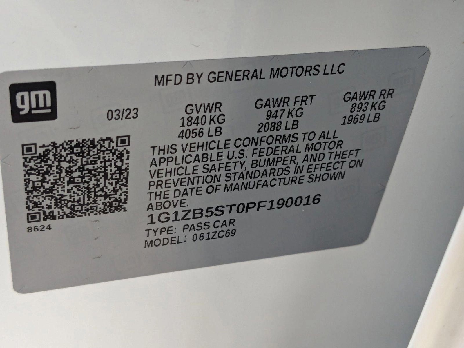 2023 Chevrolet Malibu Vehicle Photo in MIAMI, FL 33134-2699