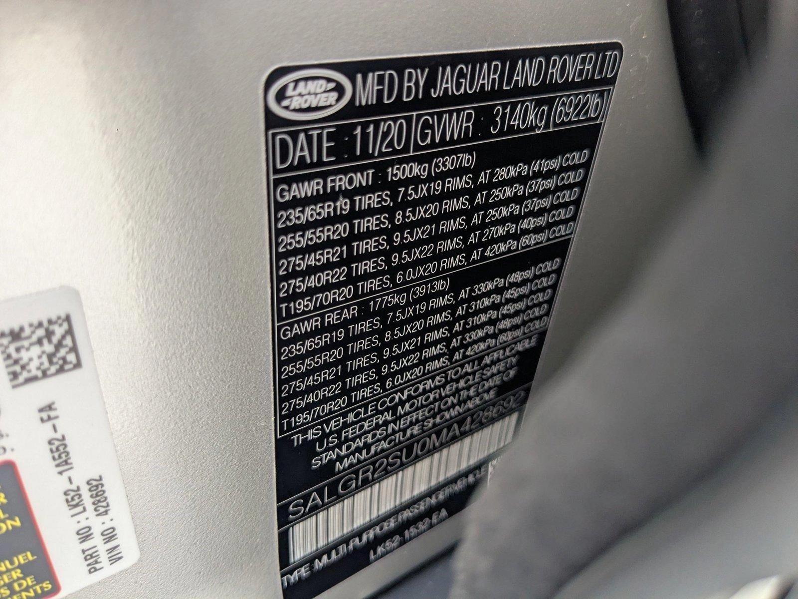 2021 Land Rover Range Rover Vehicle Photo in Pompano Beach, FL 33064