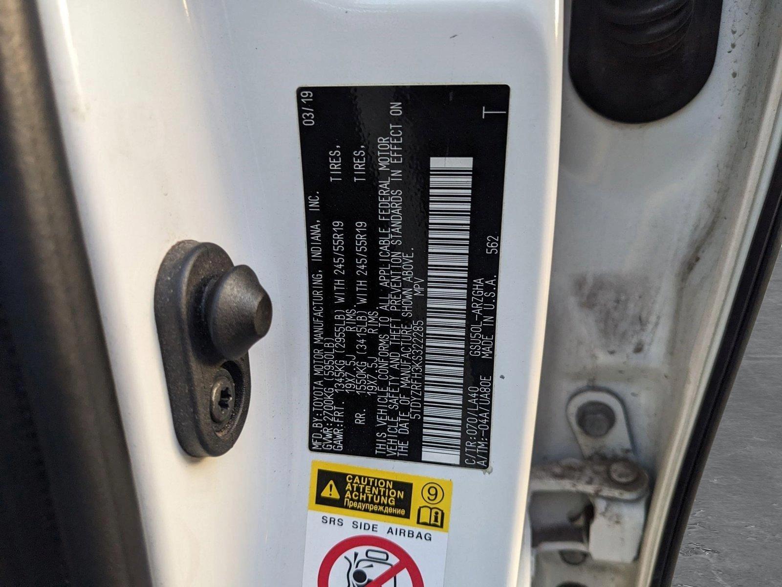 2019 Toyota Highlander Vehicle Photo in Sanford, FL 32771