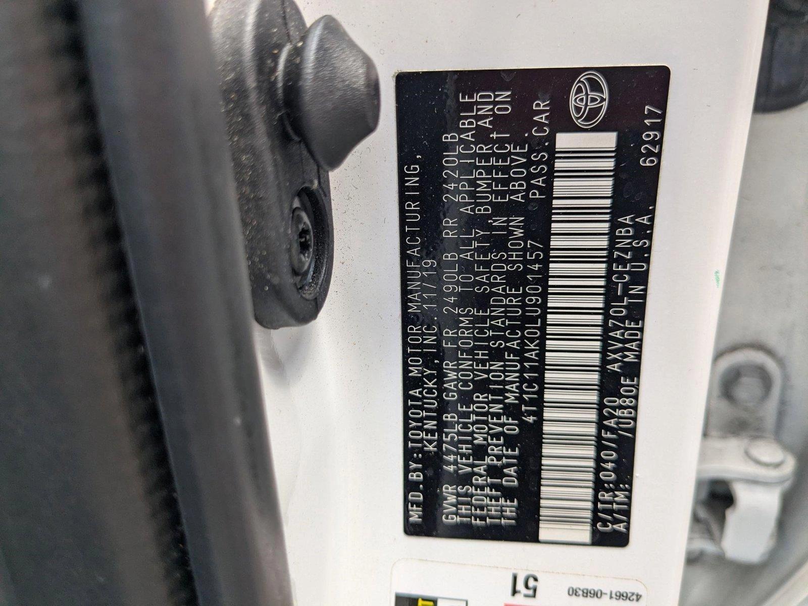 2020 Toyota Camry Vehicle Photo in Pompano Beach, FL 33064