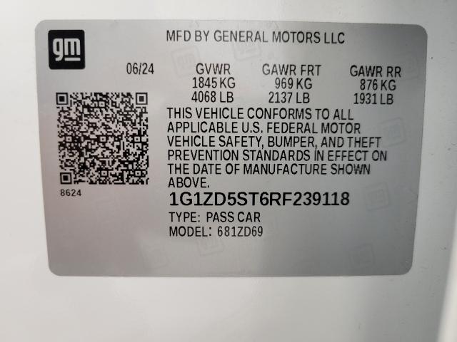 2024 Chevrolet Malibu Vehicle Photo in NEENAH, WI 54956-2243