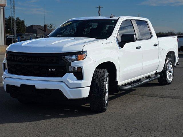 Used 2023 Chevrolet Silverado 1500 Custom with VIN 3GCPDBEK8PG196798 for sale in Baird, TX