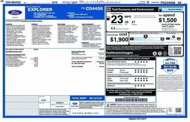 2023 Ford Explorer Vehicle Photo in THOMPSONTOWN, PA 17094-9014