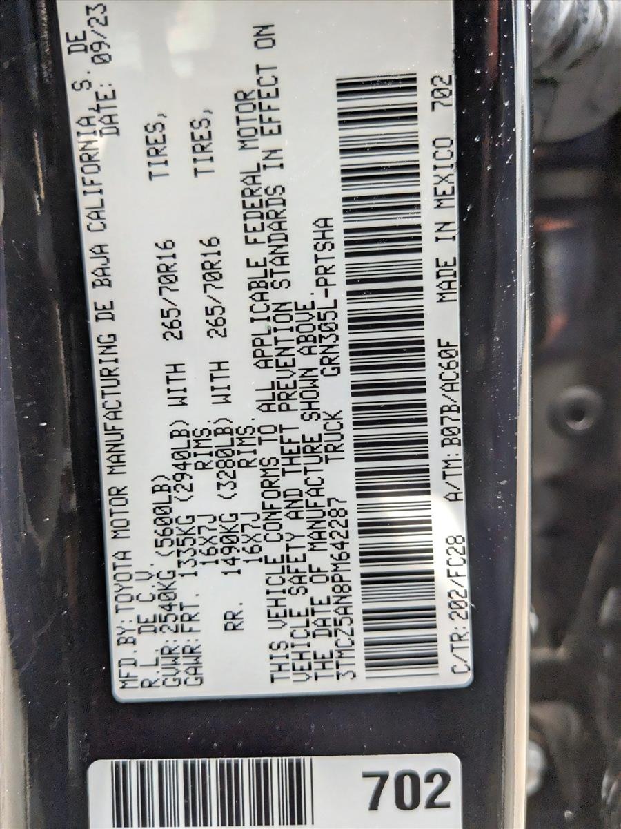 2023 Toyota Tacoma 4WD Vehicle Photo in St. Petersburg, FL 33713