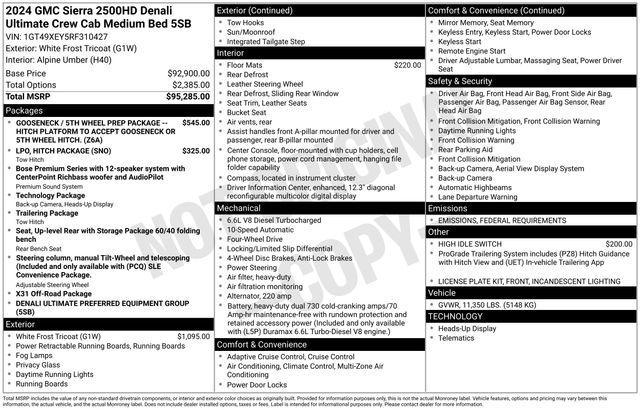 2024 GMC Sierra 2500 HD Vehicle Photo in DANBURY, CT 06810-5034