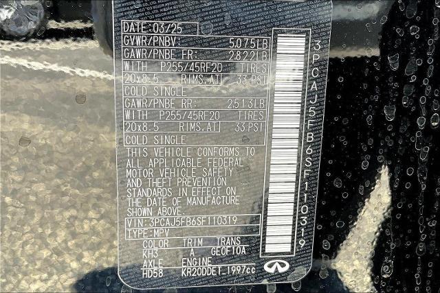 2025 INFINITI QX50 Vehicle Photo in San Antonio, TX 78230