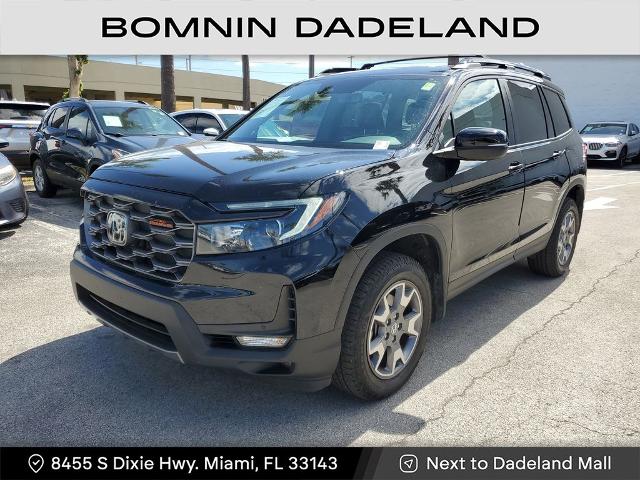 Used 2023 Honda Passport TrailSport with VIN 5FNYF8H63PB027181 for sale in Miami, FL