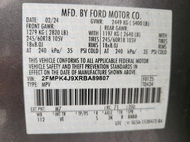 2024 Ford Edge Vehicle Photo in Neenah, WI 54956