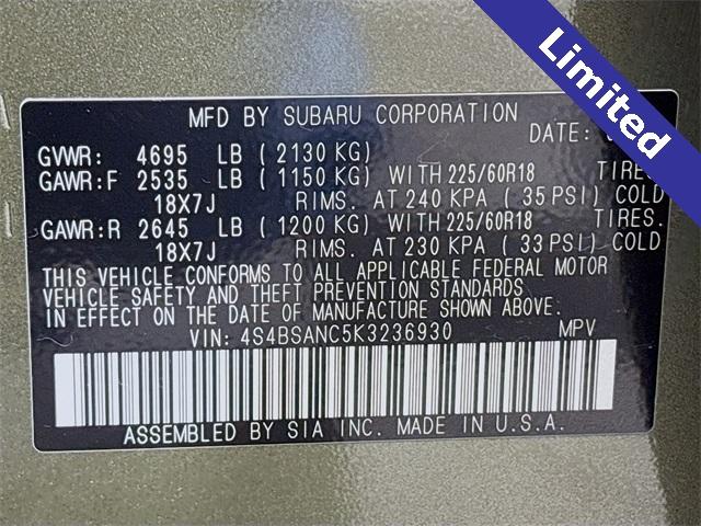 2019 Subaru Outback Vehicle Photo in Puyallup, WA 98371