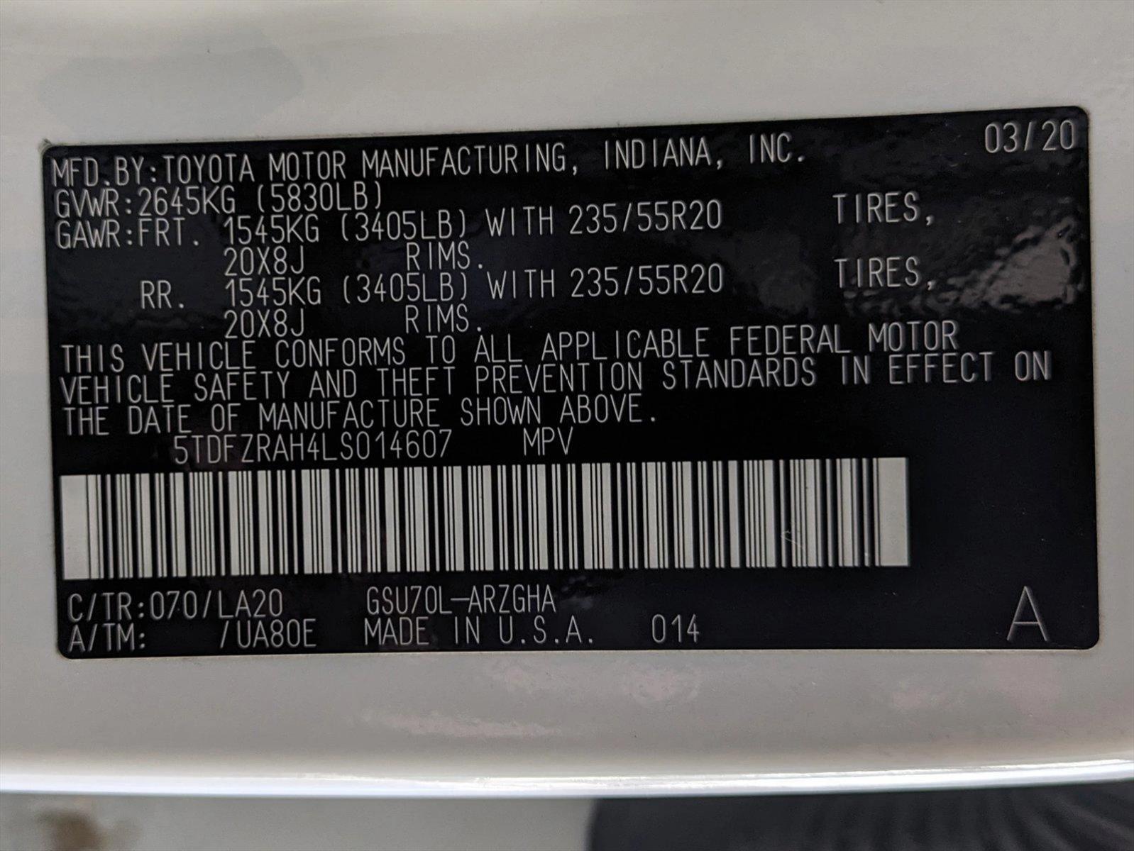2020 Toyota Highlander Vehicle Photo in Las Vegas, NV 89149