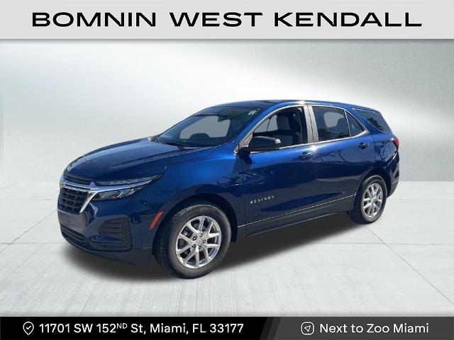 Used 2022 Chevrolet Equinox LS with VIN 3GNAXHEVXNS174166 for sale in Miami, FL