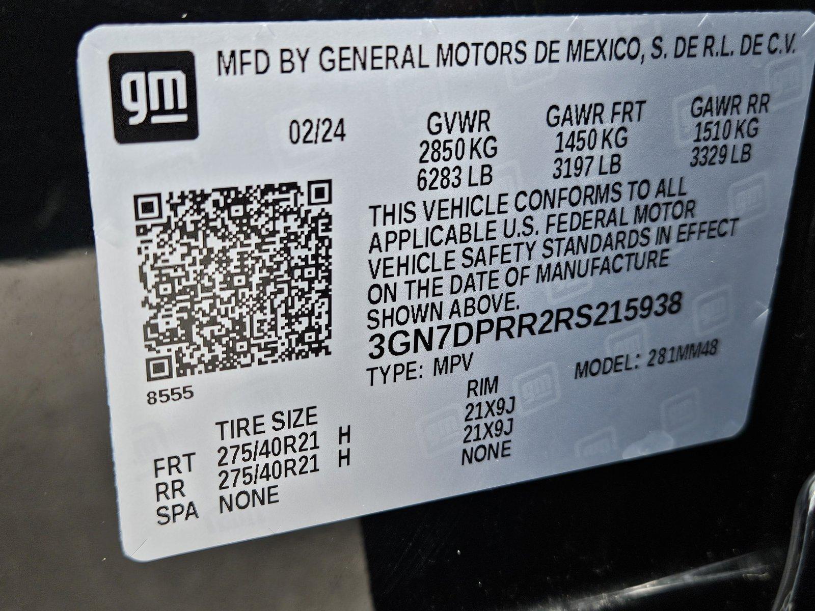 2024 Chevrolet Equinox EV Vehicle Photo in CORPUS CHRISTI, TX 78416-1100