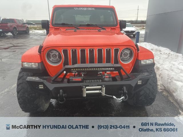 Used 2020 Jeep Wrangler Unlimited Sahara with VIN 1C4HJXEN9LW231669 for sale in Kansas City