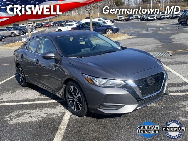 Used 2021 Nissan Sentra SV with VIN 3N1AB8CV6MY212842 for sale in Germantown, MD