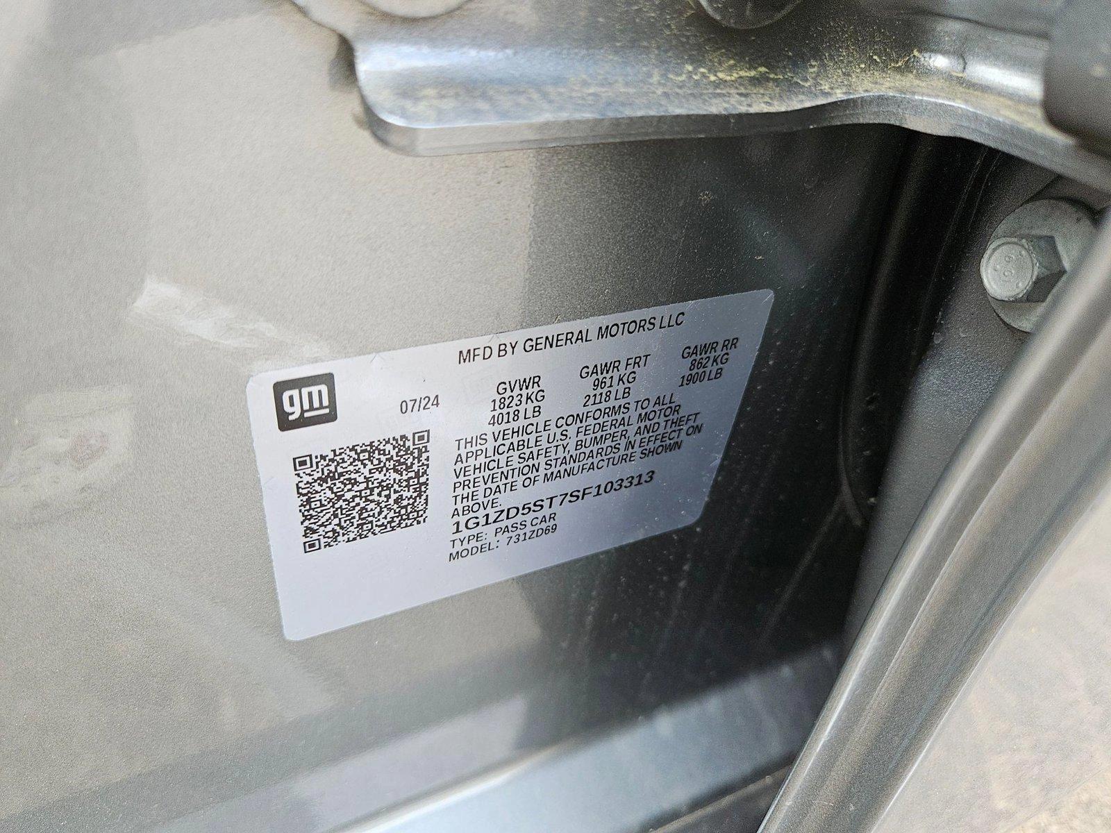 2025 Chevrolet Malibu Vehicle Photo in CORPUS CHRISTI, TX 78416-1100