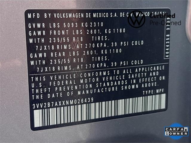 2022 Volkswagen Tiguan Vehicle Photo in Puyallup, WA 98371