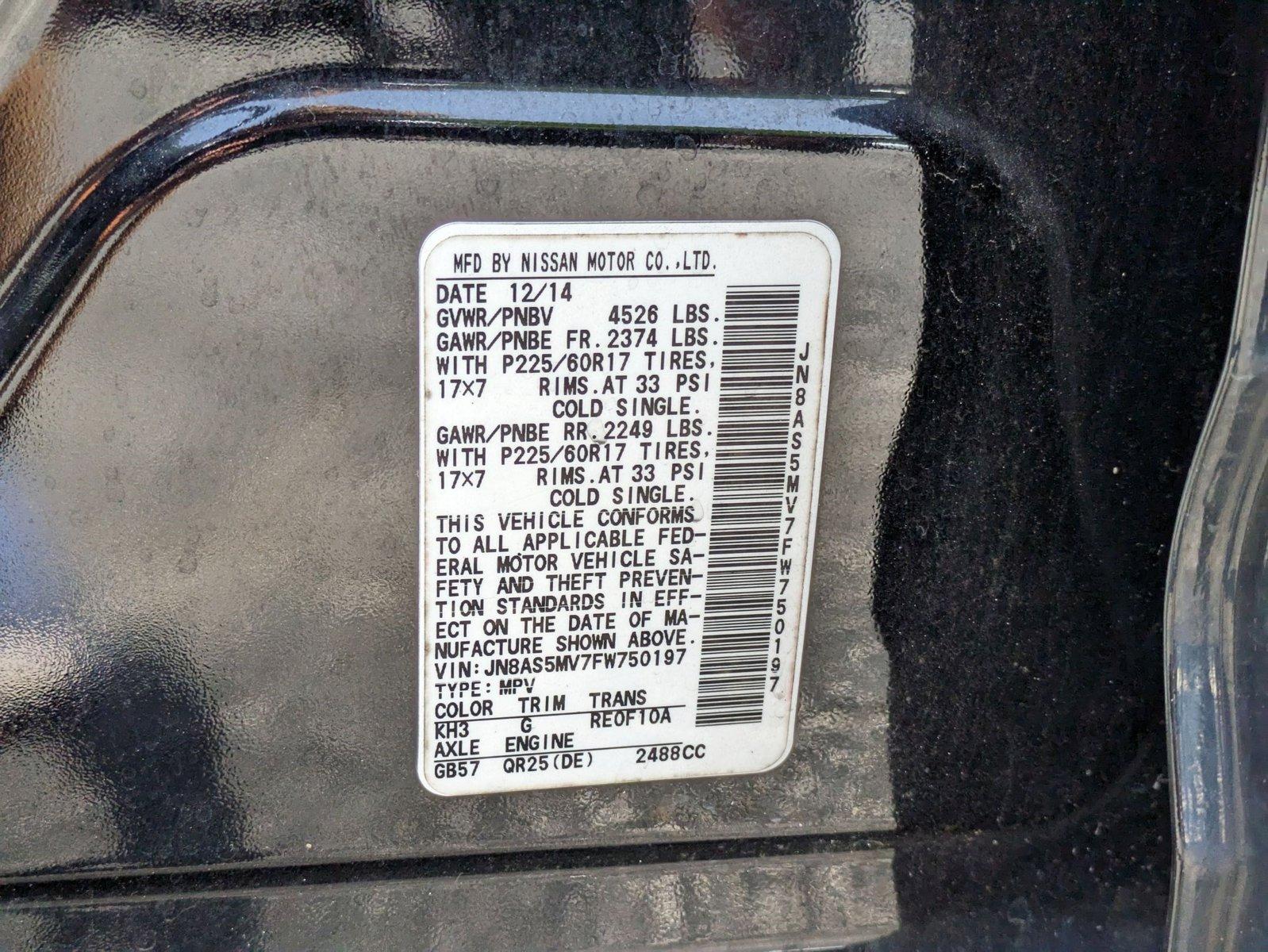 2015 Nissan Rogue Select Vehicle Photo in ORLANDO, FL 32812-3021