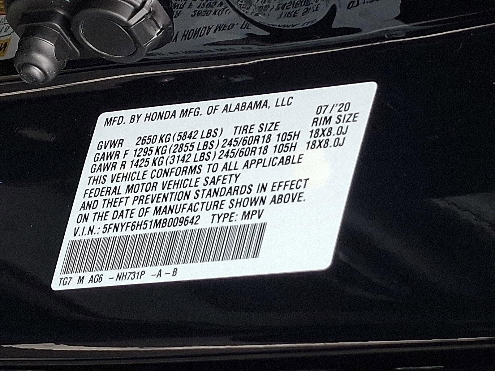 2021 Honda Pilot Vehicle Photo in Harrisburg, PA 17111