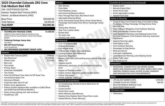 2025 Chevrolet Colorado Vehicle Photo in BROCKTON, MA 02301-7113