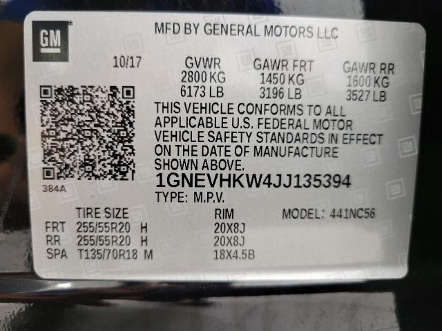 2018 Chevrolet Traverse Vehicle Photo in NEENAH, WI 54956-2243