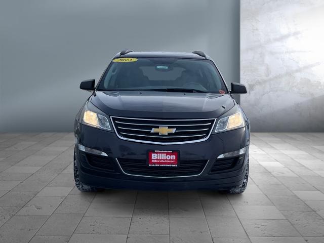 Used 2015 Chevrolet Traverse LS with VIN 1GNKRFKD8FJ142575 for sale in Iowa City, IA