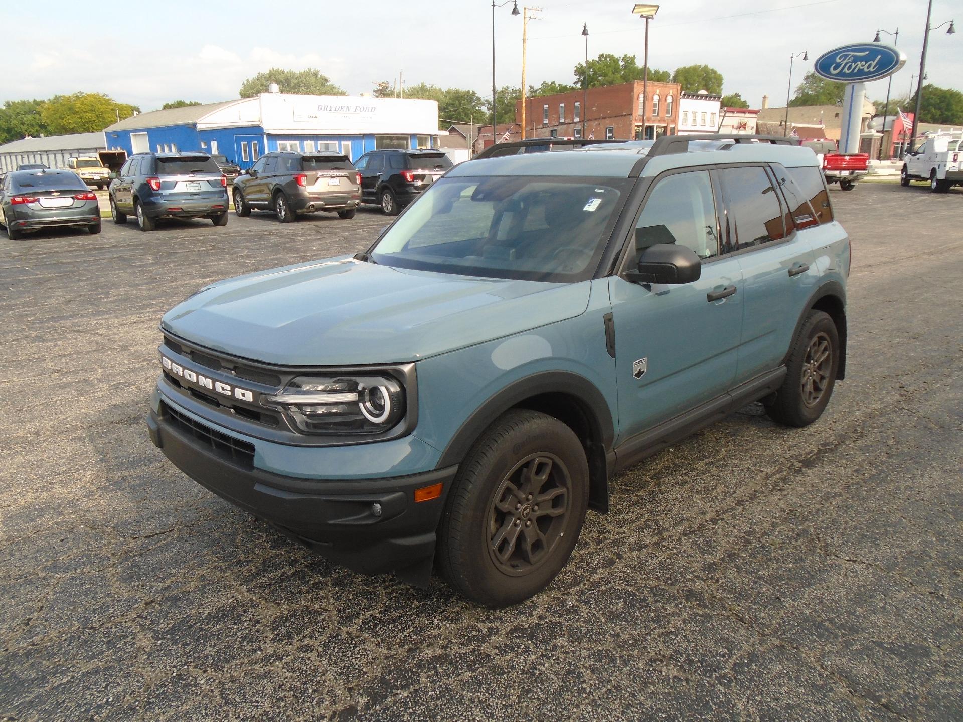 Certified 2022 Ford Bronco Sport Big Bend with VIN 3FMCR9B67NRE17577 for sale in Durand, IL