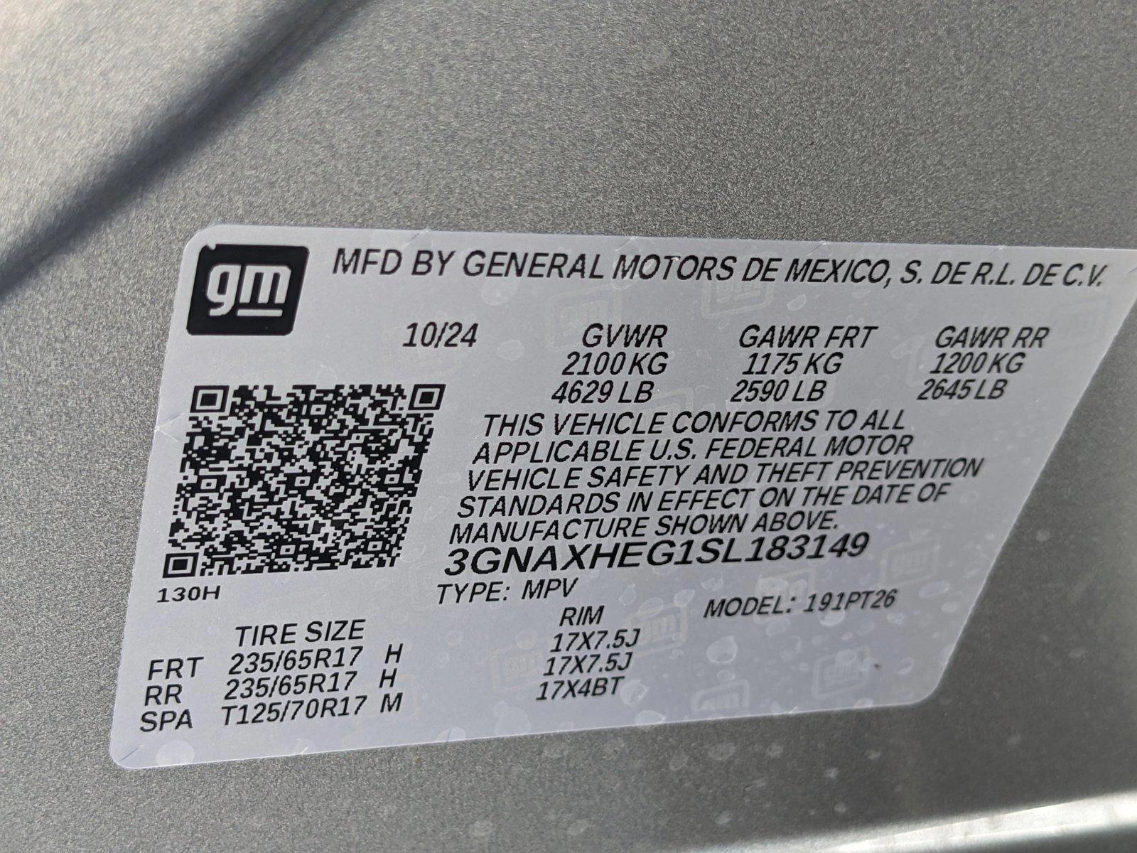 2025 Chevrolet Equinox Vehicle Photo in MIAMI, FL 33172-3015