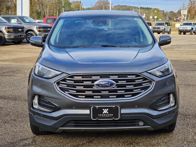 Certified 2022 Ford Edge Titanium with VIN 2FMPK4K98NBA53669 for sale in Hughes Springs, TX