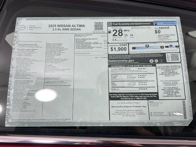 2025 Nissan Altima Vehicle Photo in Tulsa, OK 74129