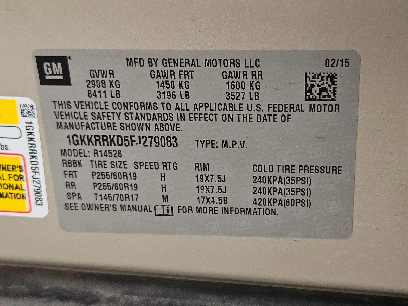 2015 GMC Acadia Vehicle Photo in GILBERT, AZ 85297-0446