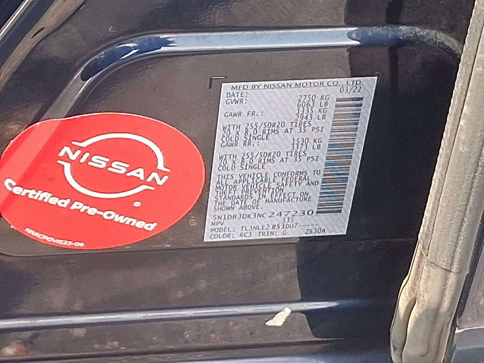 2022 Nissan Pathfinder Vehicle Photo in Harrisburg, PA 17111-1033