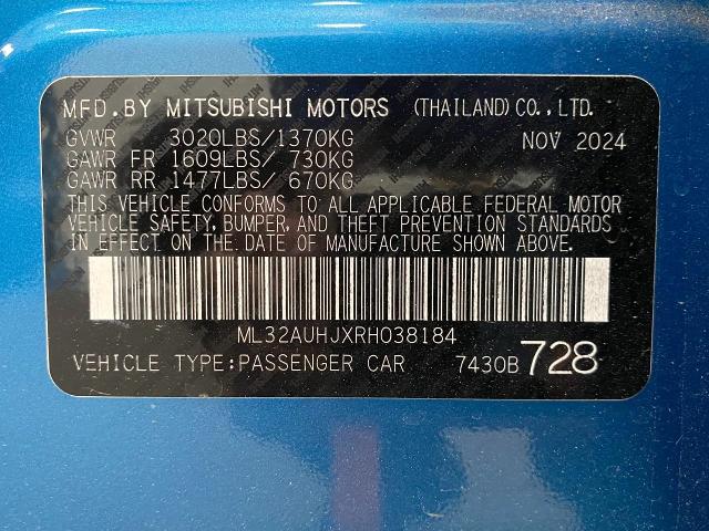 2024 Mitsubishi Mirage Vehicle Photo in Appleton, WI 54913