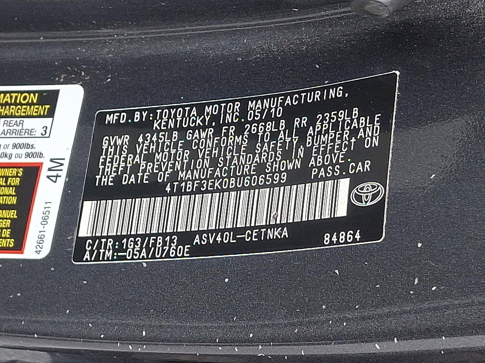 2011 Toyota Camry Vehicle Photo in Harrisburg, PA 17111