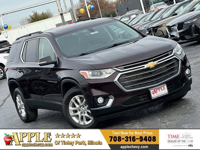 Used 2021 Chevrolet Traverse 3LT with VIN 1GNEVHKW4MJ205237 for sale in Tinley Park, IL