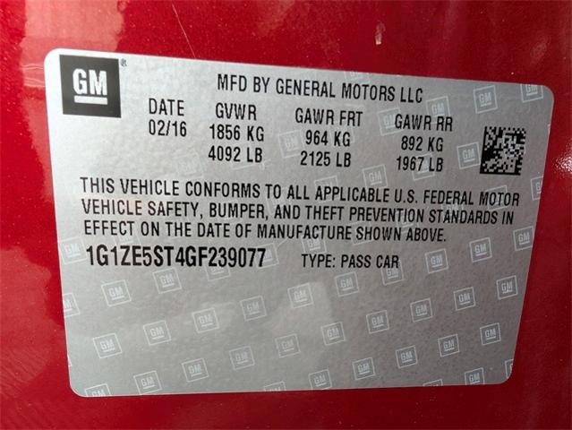 2016 Chevrolet Malibu Vehicle Photo in ENGLEWOOD, CO 80113-6708