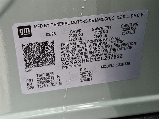 2025 Chevrolet Equinox Vehicle Photo in BERLIN, MD 21811-1121