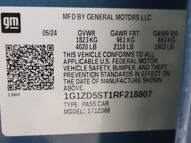 2024 Chevrolet Malibu Vehicle Photo in NEENAH, WI 54956-2243