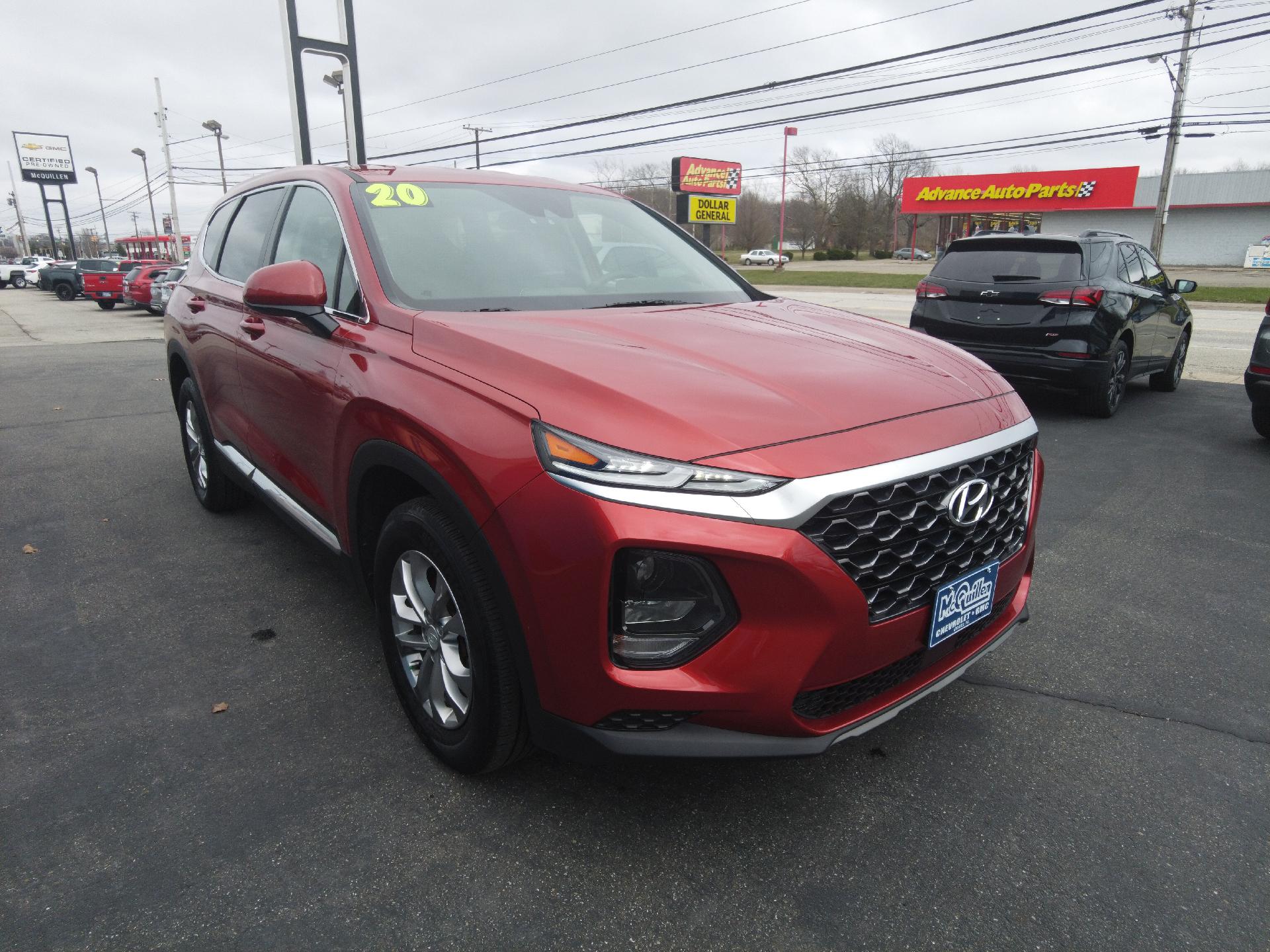 Used 2020 Hyundai Santa Fe SE with VIN 5NMS2CAD7LH261958 for sale in Girard, PA