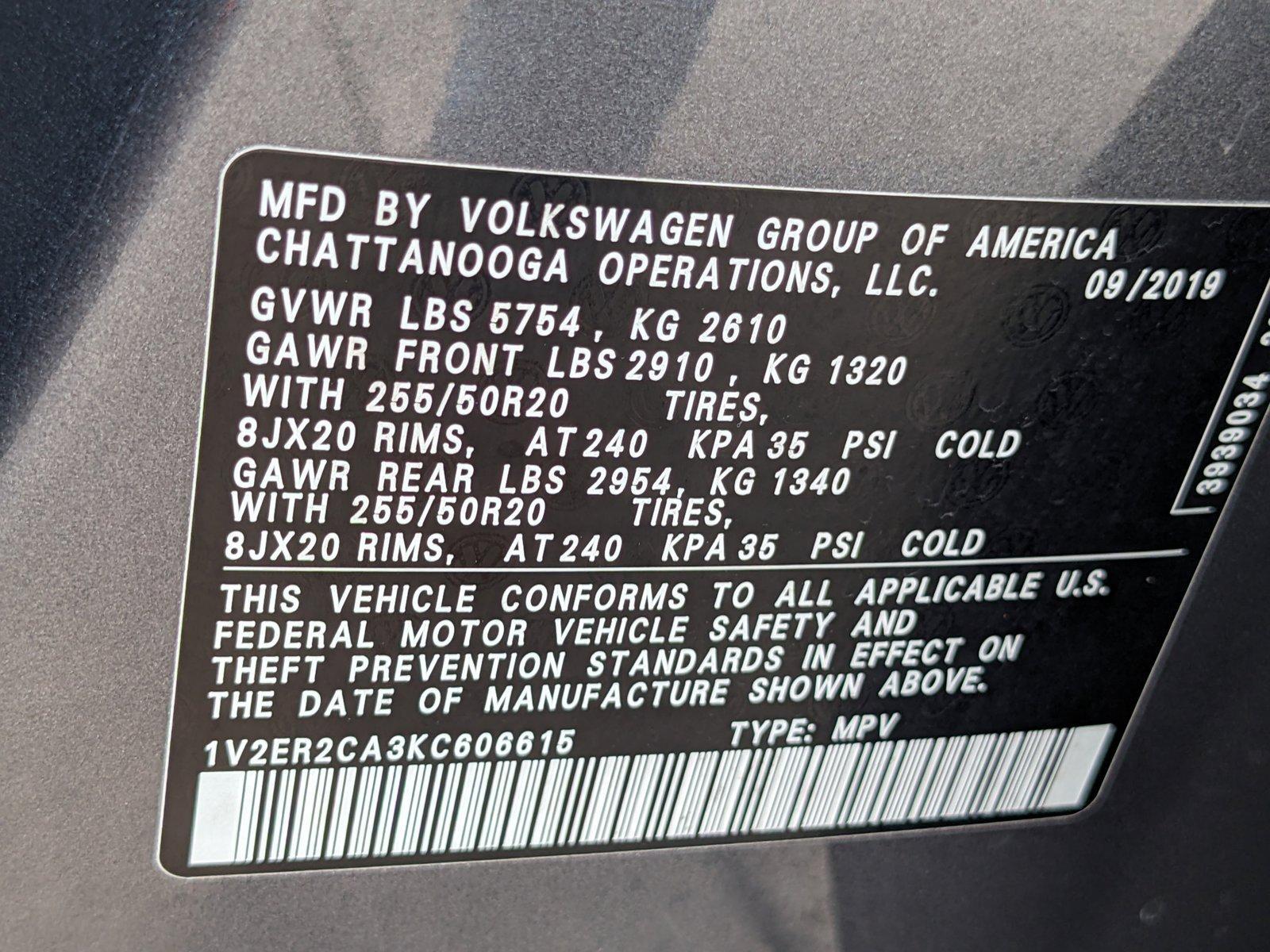 2019 Volkswagen Atlas Vehicle Photo in MIAMI, FL 33172-3015