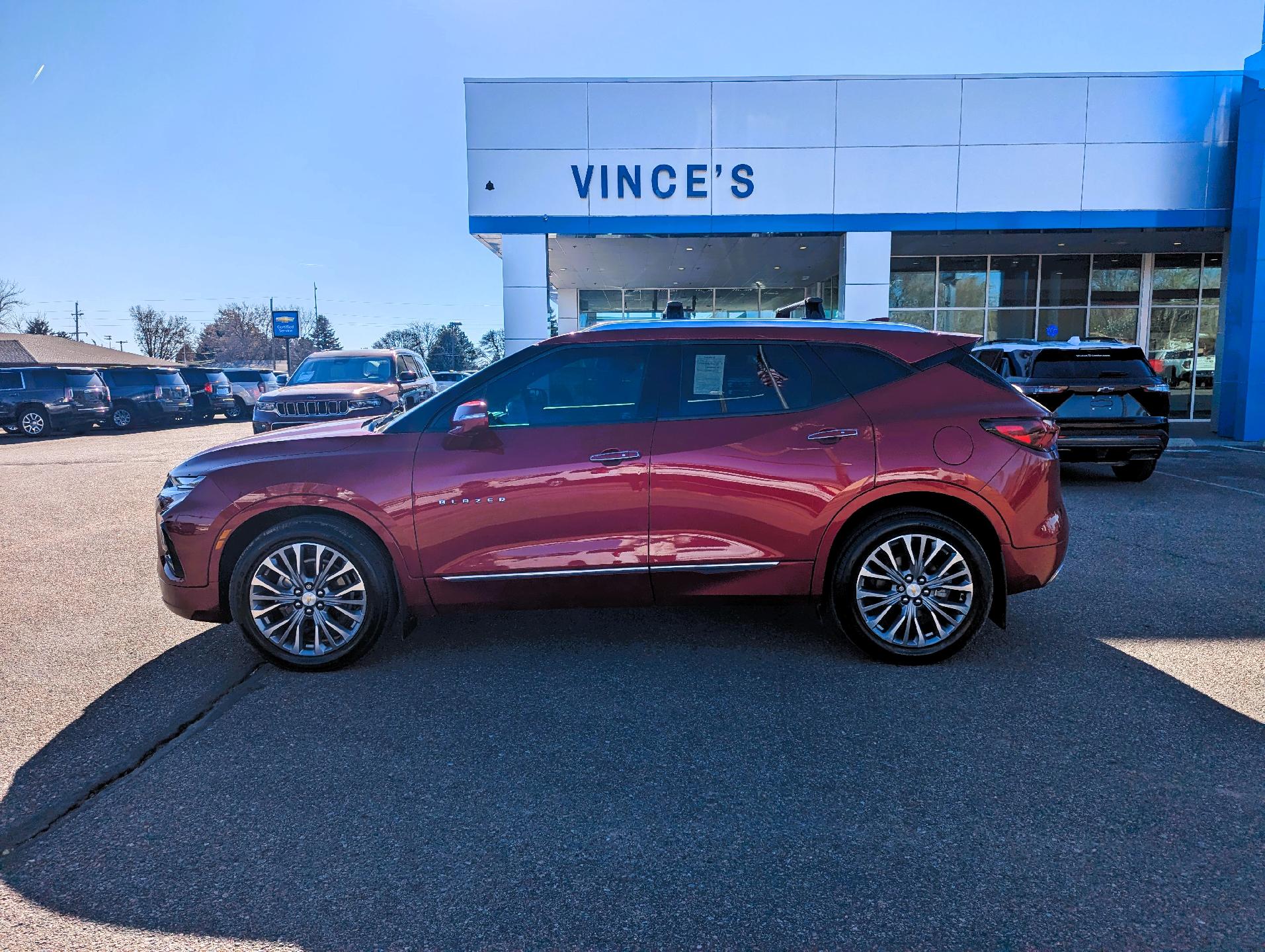 Used 2020 Chevrolet Blazer Premier with VIN 3GNKBLRS2LS557487 for sale in Burlington, CO