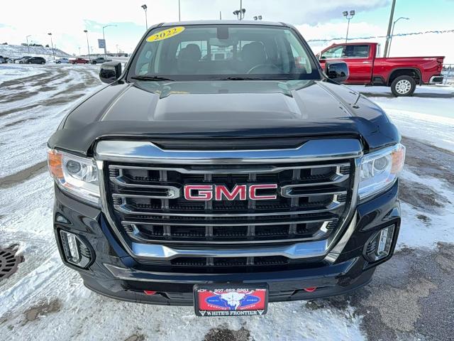 Certified 2022 GMC Canyon AT4 with VIN 1GTG6FEN2N1282583 for sale in Gillette, WY