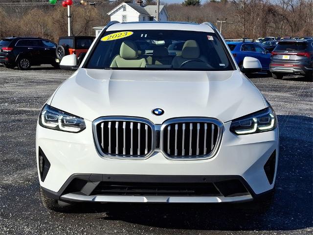 Used 2023 BMW X3 30i with VIN 5UX53DP05P9R83658 for sale in Milford, CT