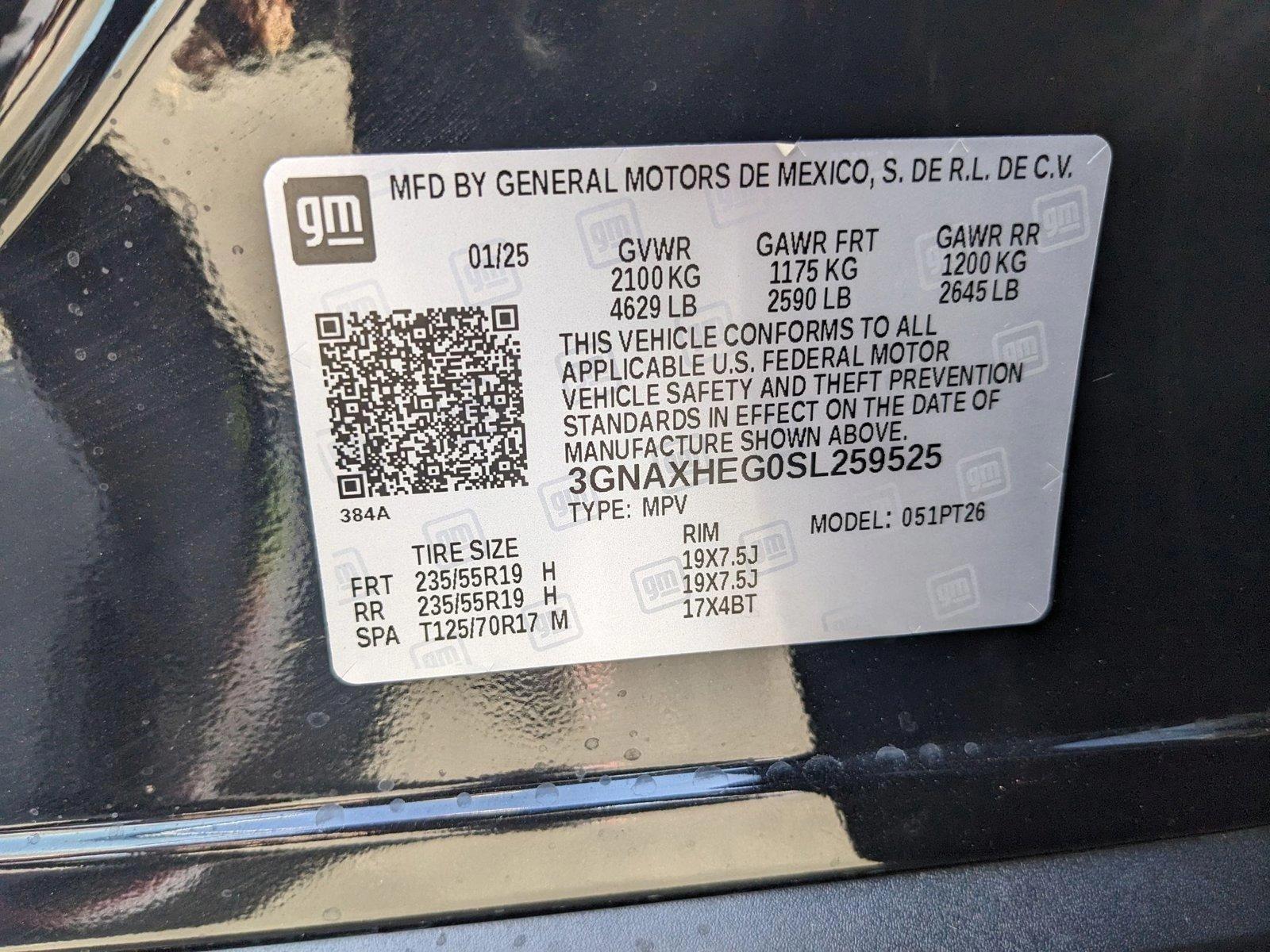 2025 Chevrolet Equinox Vehicle Photo in HOUSTON, TX 77034-5009