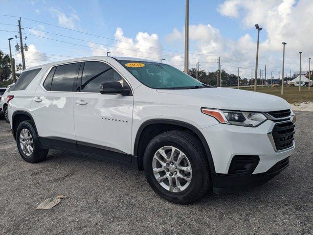 Used 2021 Chevrolet Traverse LS with VIN 1GNERFKW3MJ271075 for sale in Quincy, FL
