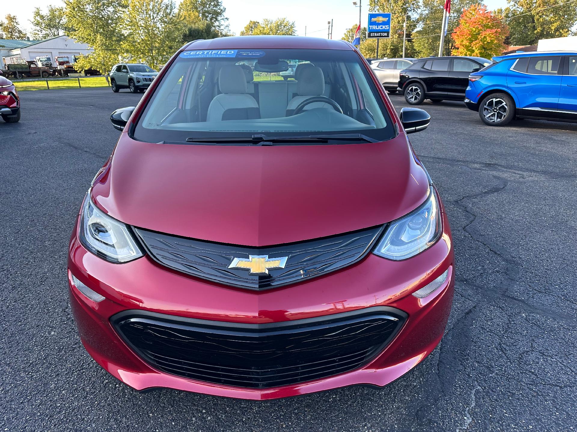 Certified 2021 Chevrolet Bolt EV LT with VIN 1G1FY6S00M4109990 for sale in Beloit, OH