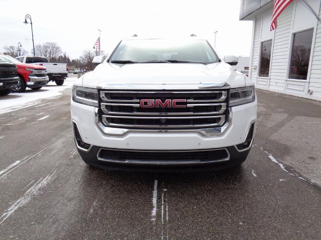 Certified 2022 GMC Acadia SLT with VIN 1GKKNUL45NZ147535 for sale in Frankenmuth, MI