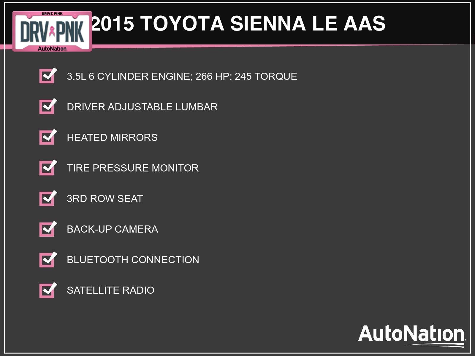 2015 Toyota Sienna Vehicle Photo in Winter Park, FL 32792