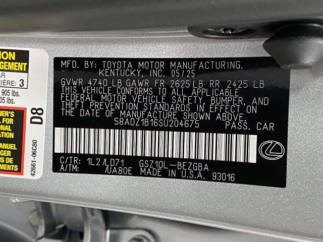 2025 Lexus ES 350 Vehicle Photo in Appleton, WI 54913