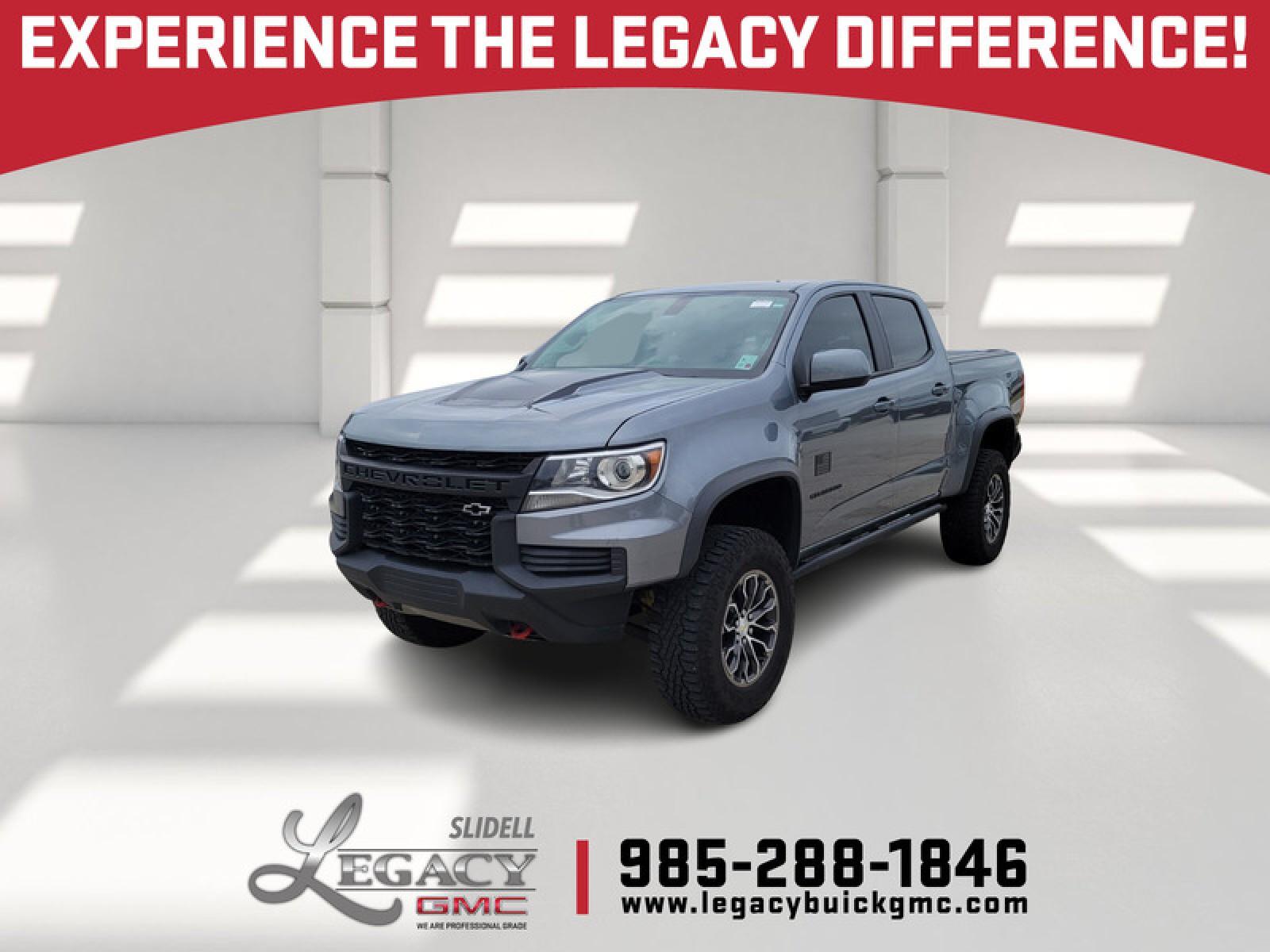 2021 Chevrolet Colorado ZR2 Crew Cab 4WD Pickup Truck Four-Wheel Drive Automatic